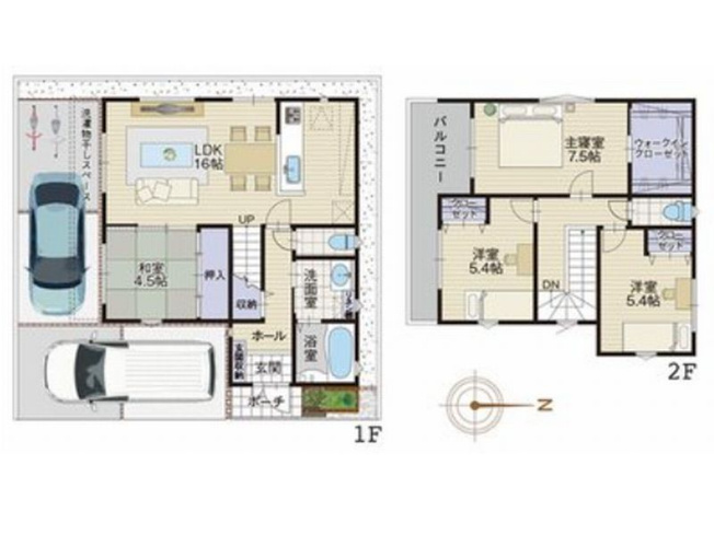【土地図】 | 山科区四ノ宮奈良野町　売地（建築条件付き）