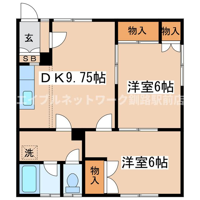 コーポ和 （武佐）の間取り