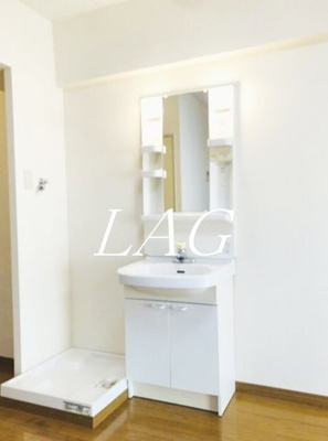 【設備】 | シルバーコーポ | 洗濯機置場です。