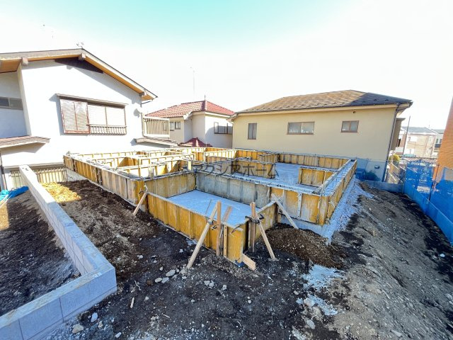 入間市大字下藤沢・全2棟　新築一戸建　2号棟　の外観|現地写真(2026年1月8日撮影)