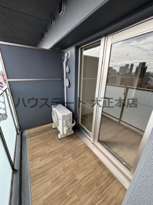 【バルコニー】 | メルディアクレスト難波ソルテラス 仲介手数料無料