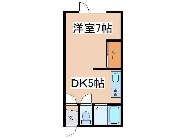 コーポオアシスの間取り