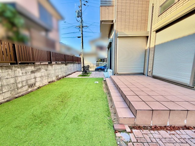 日進市東山五丁目戸建の庭|お庭の付いた物件です。