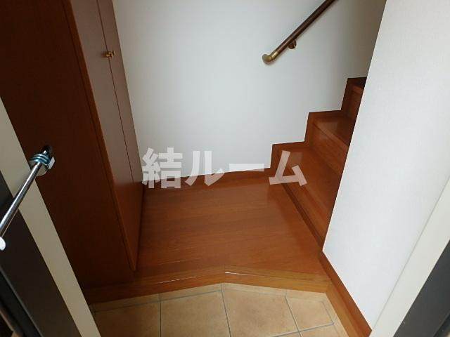 板橋区双葉町のアパートの玄関