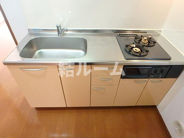 板橋区双葉町のアパートのキッチン