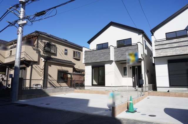 草加市西町 新築分譲住宅 全2棟 A号棟の外観