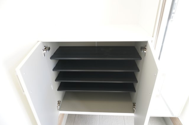 草加市西町 新築分譲住宅 全2棟 A号棟の玄関