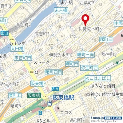 【地図】 | 伊勢佐木町ダイカンプラザシティ