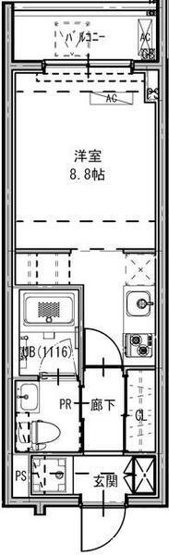 【間取り】 | B CITY APARTMENT SHINAGAWA WEST