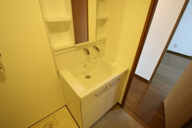 パークサイドハイツタケノヤの独立洗面台|別号室の参考写真です。