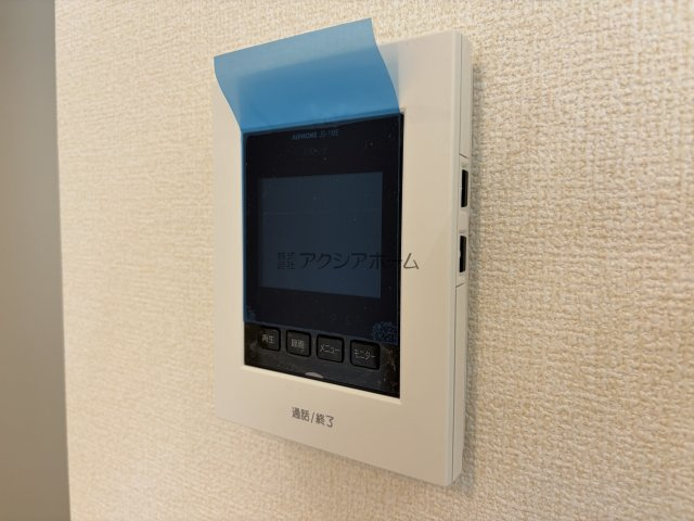 東村山市廻田町4丁目・全1棟　新築一戸建　～全室南向き～の設備|来訪者が確認出来て安心なTVモニター付インターホン