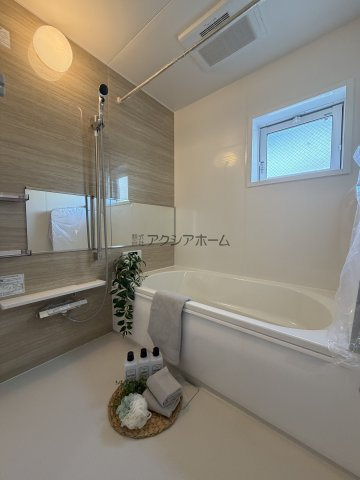 東村山市廻田町4丁目・全1棟　新築一戸建　～全室南向き～の浴室|1坪サイズ・浴室乾燥機付ユニットバス