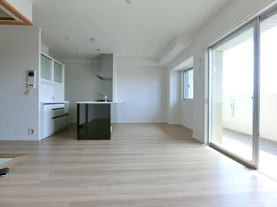 ポーラスター野中町の居間・リビング|使いやすいリビングです