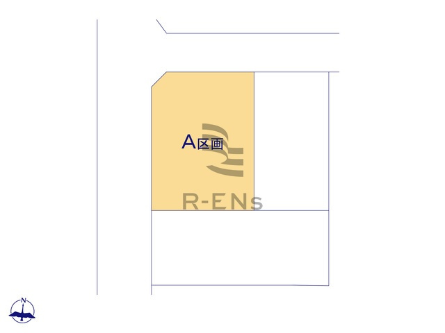 【区画図】 | 練馬区東大泉３丁目　売地　A区画 | A号棟：教育施設も徒歩10分圏内で子育てしやすいエリア