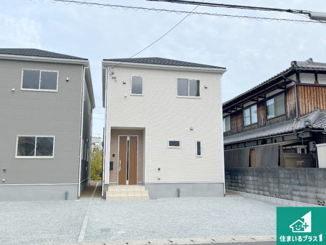 赤穂市古浜町　第1期　新築一戸建ての外観|お客様に長く安心して住んでいだだける事にこだわった家づくり！住んでからのアフターサービスにもしっかりと取り組んでいます！