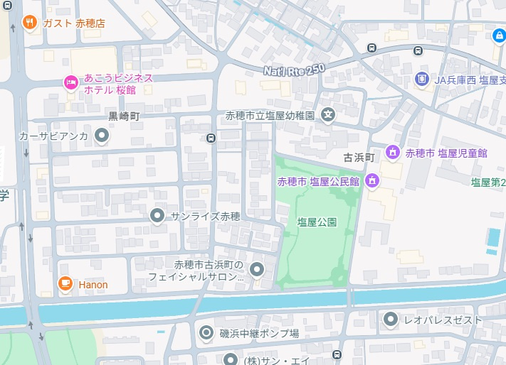 赤穂市古浜町　第1期　新築一戸建ての地図