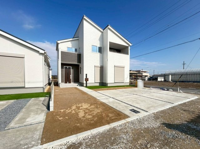 グラファーレ　一宮市西大海道3期　全4区画分譲の外観|「現地（2026年1月22日）撮影」　
■外観写真　
■ヤマダ不動産　株式会社リライフ　