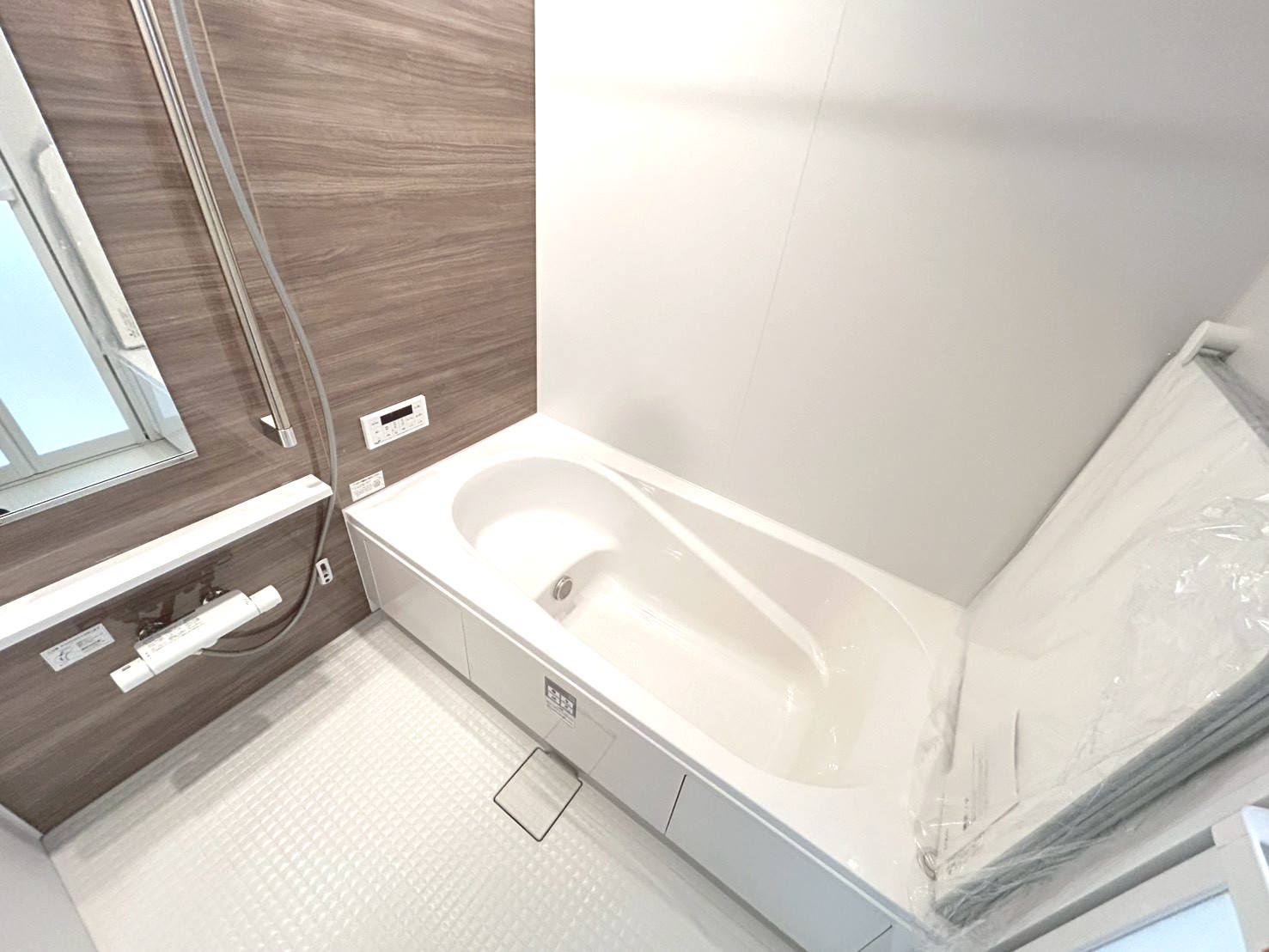 グラファーレ　一宮市西大海道3期　全4区画分譲の浴室|高断熱浴槽を使用し温めたお湯の熱をにがしにくくしっかり断熱します。