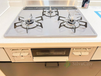 【キッチン】 | ゾンネンハイム牛込 | 三口ガスコンログリル付