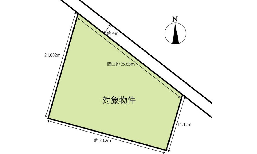 広島市安佐南区上安2丁目の土地図