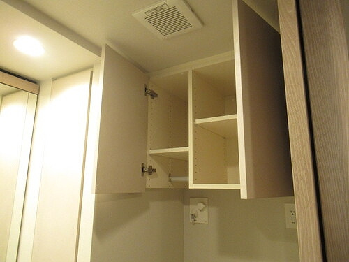 プラウドシティ武蔵浦和ステーションアリーナの洗面所|洗面所収納