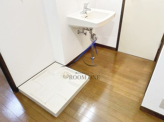 シンコウハイツの設備|洗濯機置き場です。