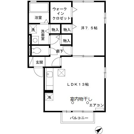 【間取り】 | FLORAⅢ