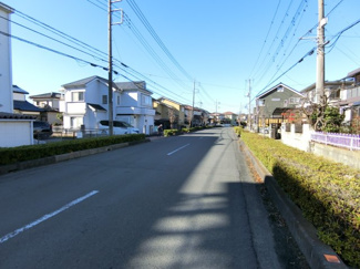 【前面道路含む現地写真】 | 上尾市緑丘５丁目　建築条件なし売地　
