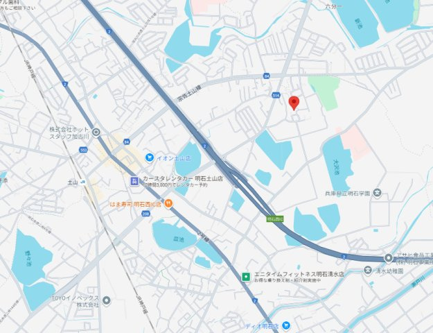 【地図】 | 明石市魚住町清水３期（全1棟）新築