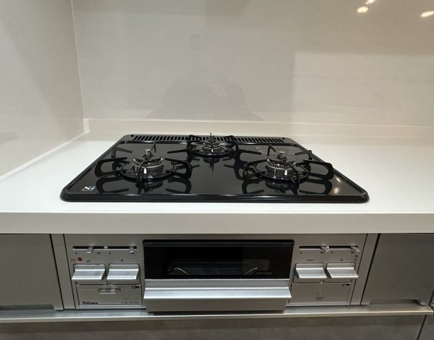 ライオンズマンション上野芝五丁のキッチン|ガスコンロ