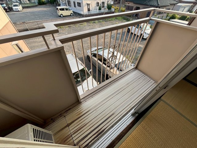 フォーブル鍵山Bのバルコニー