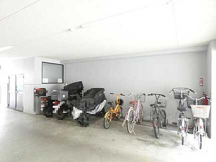 フローレンス天満の駐輪場