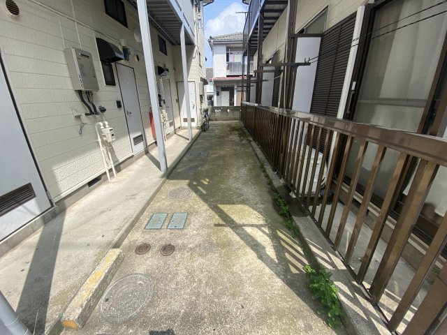 ハイツシバタ１号館のロビー