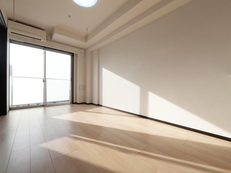 ジェノヴィア東大前グリーンヴェールの居間・リビング|洋室　西向き