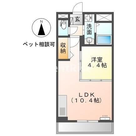 ルーエンハイム クレインの間取り|間取図