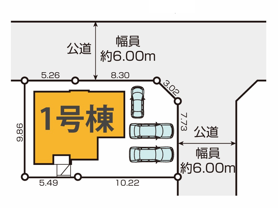 仲介手数料無料　KEIAI GRACE所沢市中富南３期　新築戸建　全１棟　の区画図