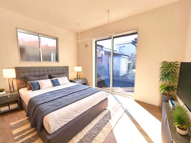 熊谷市新堀　新築住宅　平家建の寝室