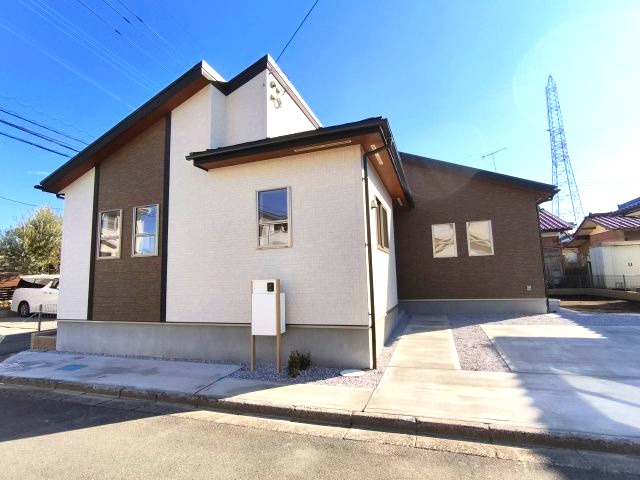 熊谷市新堀　新築住宅　平家建の外観