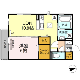 【間取り】 | ジャスミンHYMⅠ