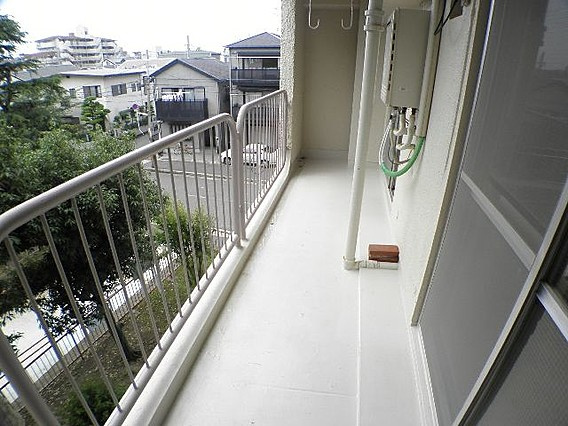 西芦屋グリーンハウスのバルコニー