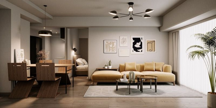 【居間・リビング】RELUXIA本所吾妻橋Ⅲ 