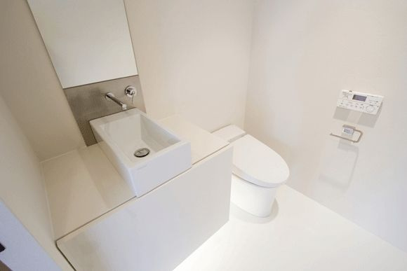 レジディア北新宿の洗面所