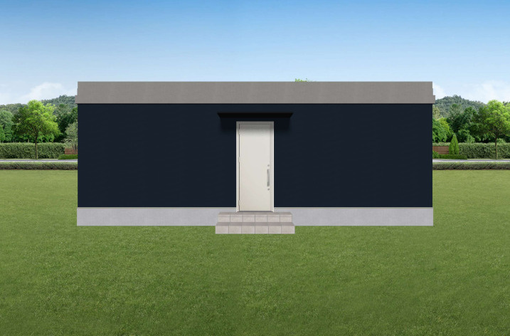 売新築戸建　牧之原市細江の外観パース|外観はシンプルです！