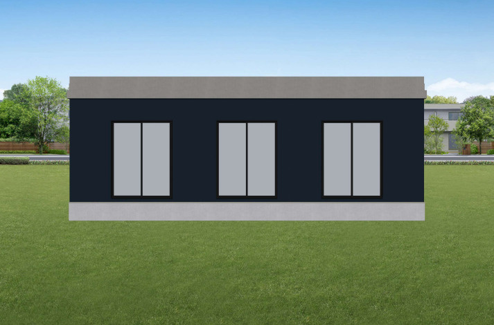 売新築戸建　牧之原市細江の外観パース|南東向きの大きな窓からは光がたっぷり入ります！