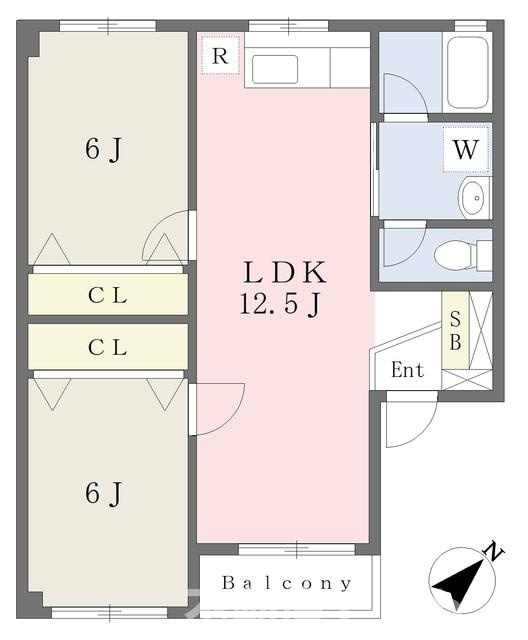 グリーンビュー豊秋Ⅱの間取り