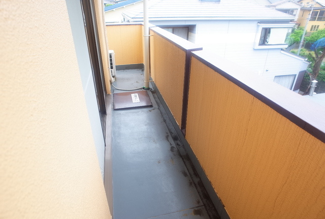 東芦屋マンションのバルコニー