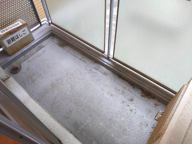 第6六甲センタービルのバルコニー