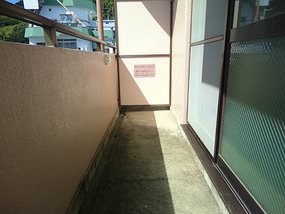 メープルレジデンスのバルコニー