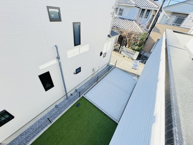 三郷市上彦名新築戸建【彦郷小学校：9分】の展望|バルコニーより南側眺望