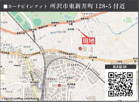 仲介手数料無料　KEAI TERRACE　所沢市東新井町１期・全1棟　の地図